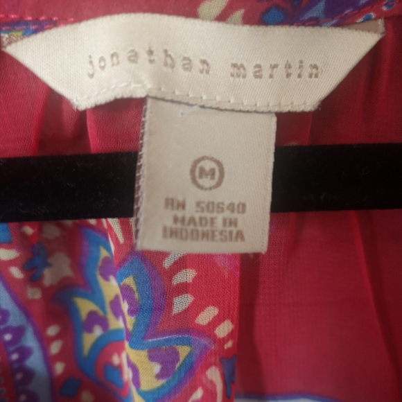 Jonathan Martin-Sheer flower Blouse - Picture 3 of 4